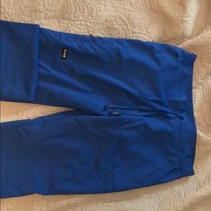 Royal blue scrub pants